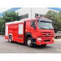 Camion de pompiers de sauvetage Howo 5 tonnes 5000L